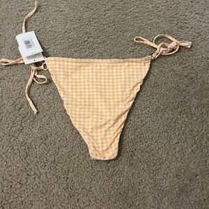 Yellow checkered bikini Dippin Daisy